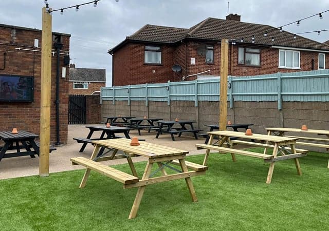 More outdoor area