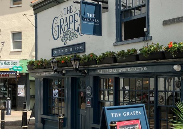 Grapes Inn Outside the pub