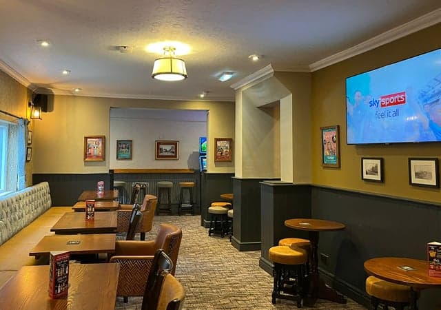 Long open seating area