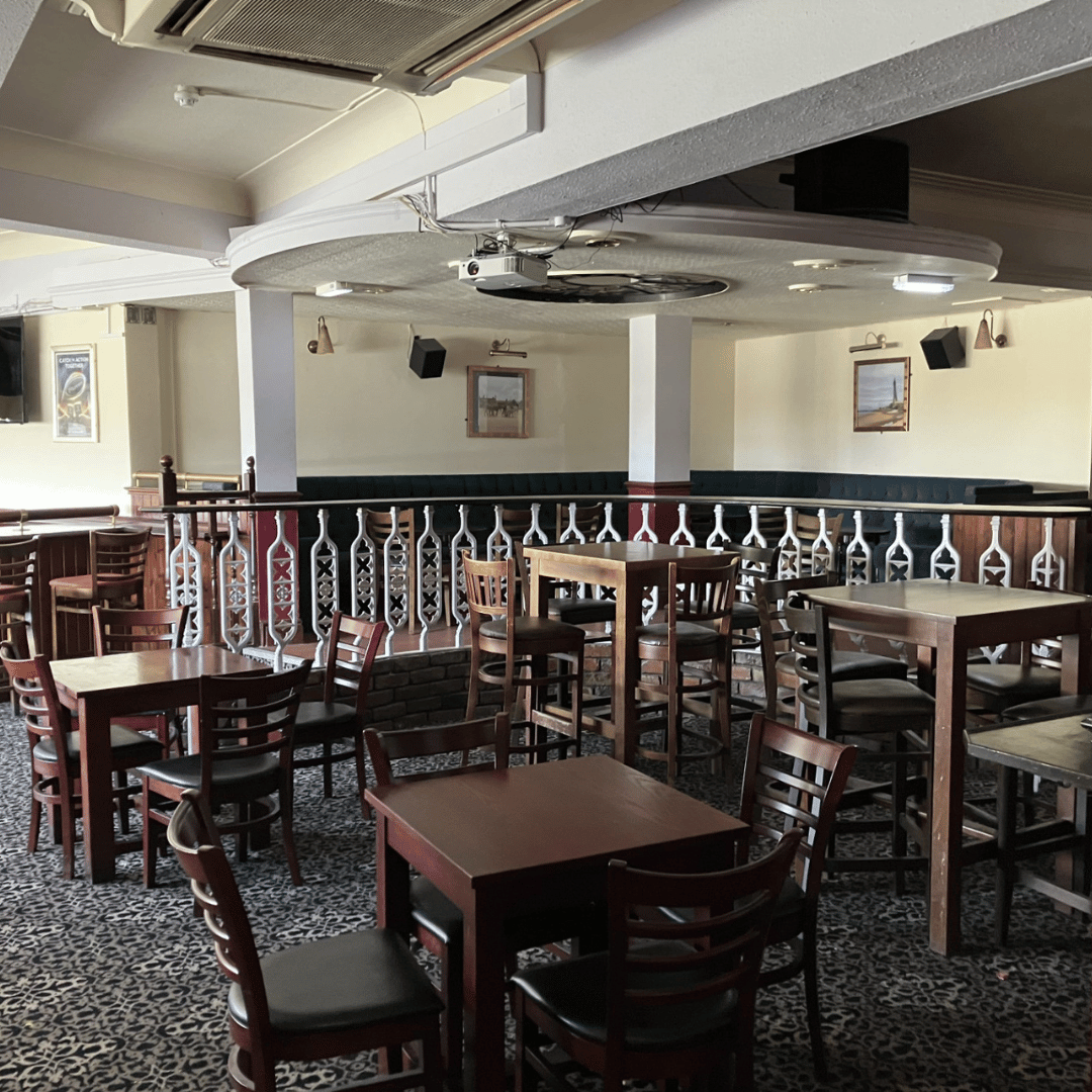 Seating area in function room at Craft Union
