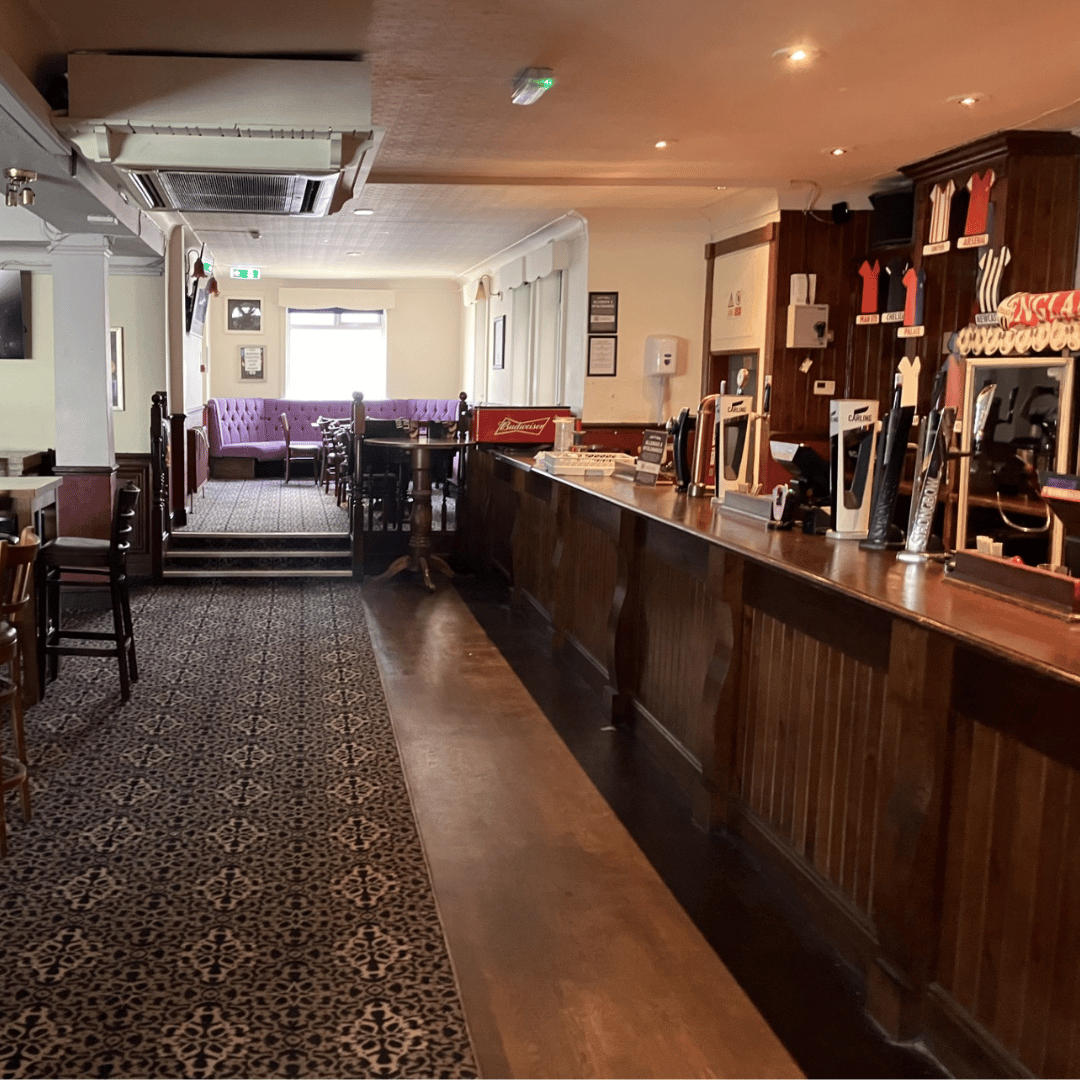 Bar area in function room at Craft Union