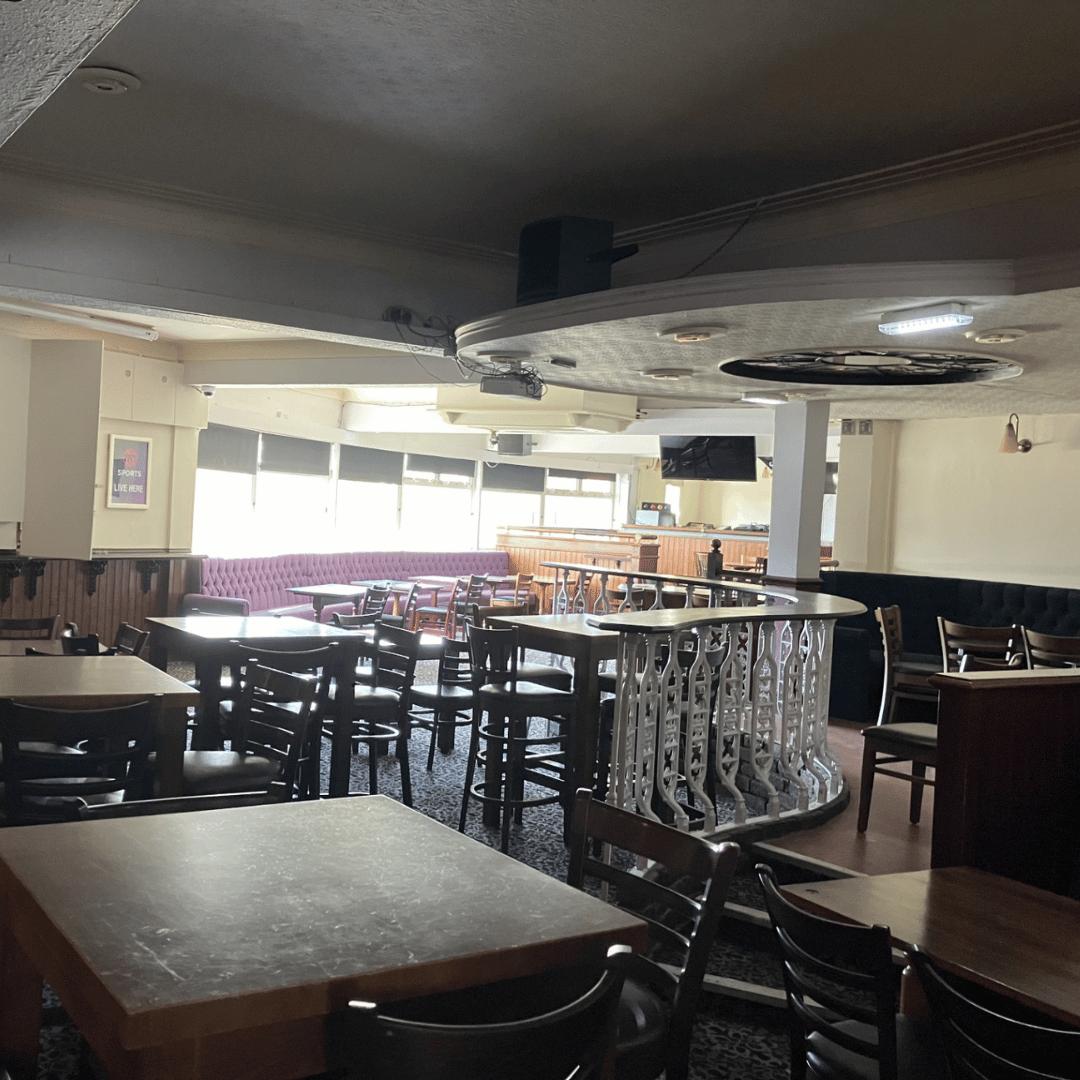 Seating in function room at Craft Union