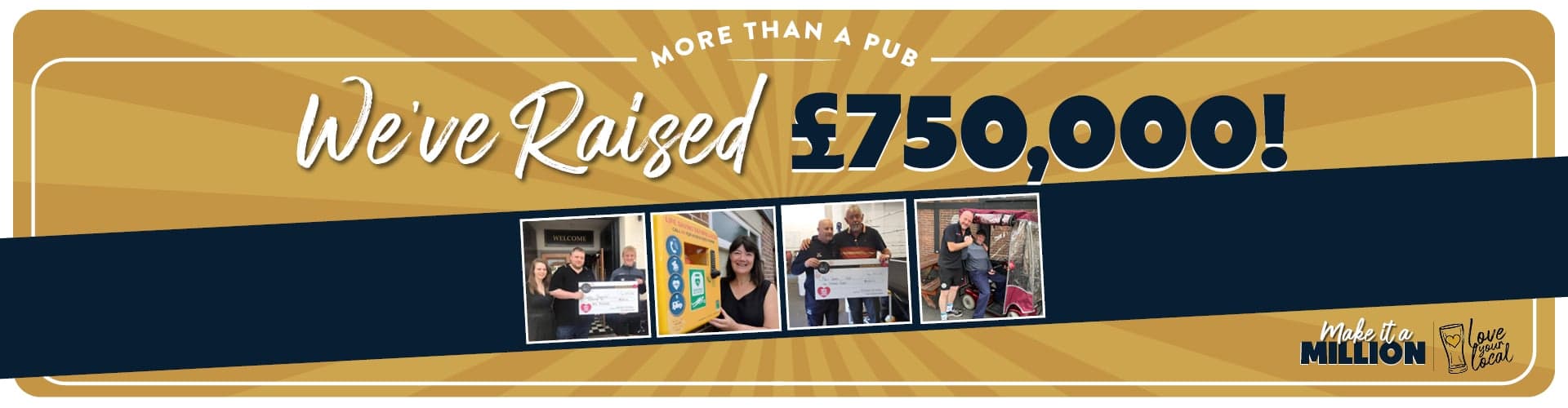 We've Raised 750K