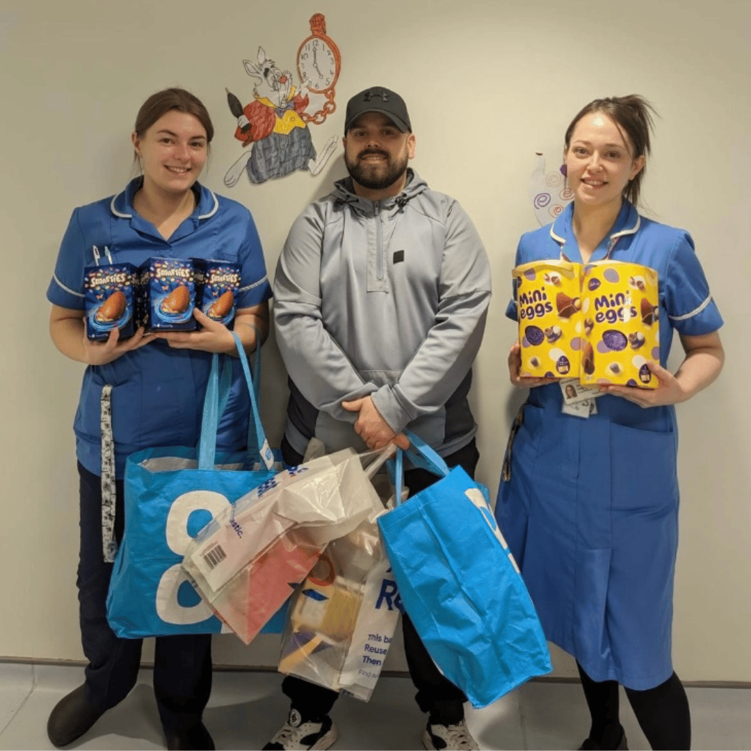 Donations given to nurses