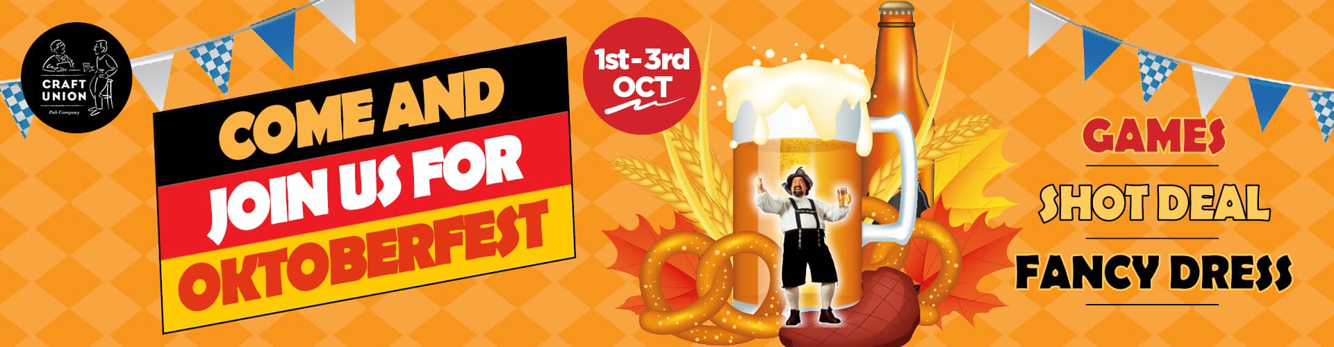 Oktoberfest 2021 Events Craft Union Pub Compny