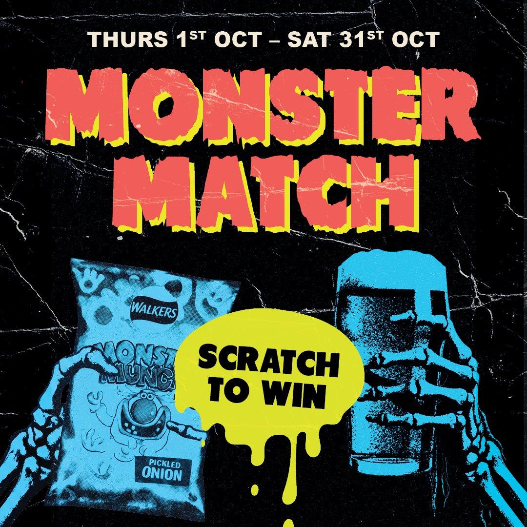Monster Match Scratch to Win