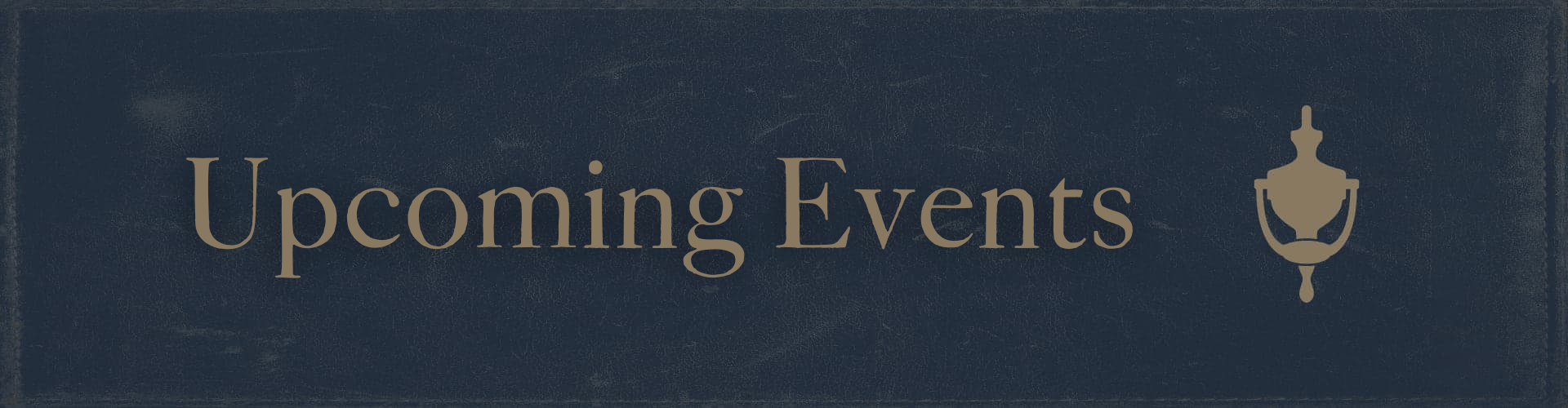 Upcoming Events at The Chapter Collection