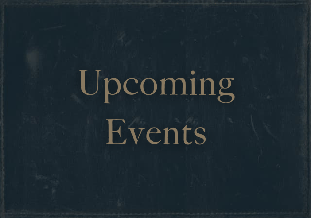 Upcoming Events at The Chapter Collection