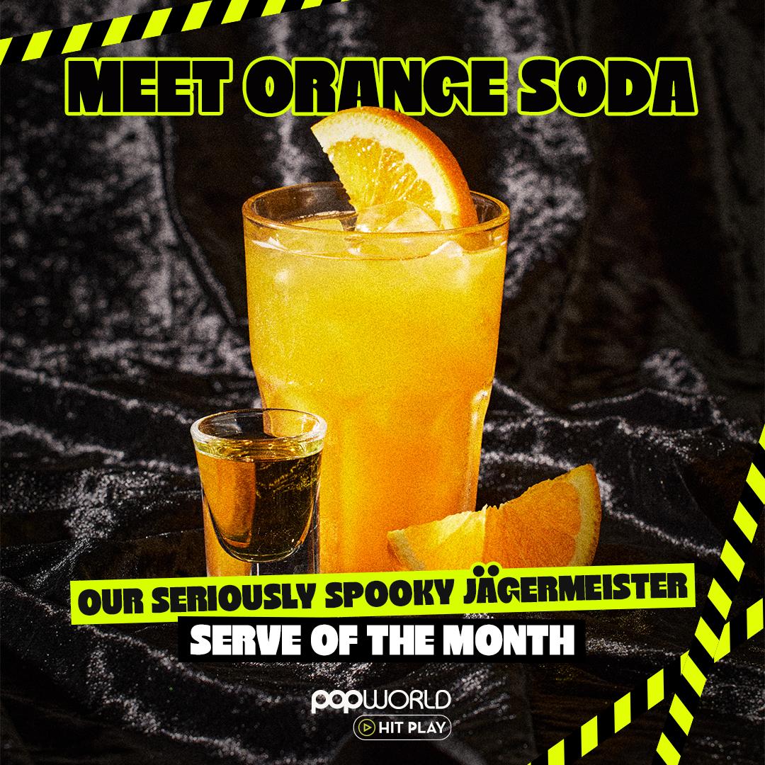 Orange Soda Your Spooky Serve