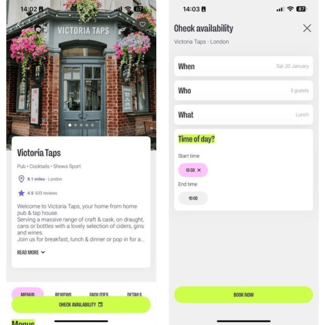 Find bars, pubs and clubs on MiXR