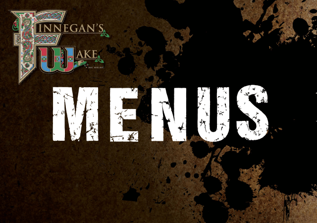 Finnegans Wake menus