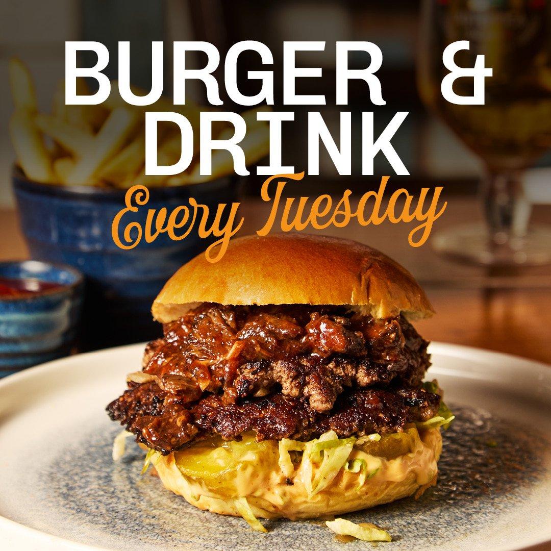 Burger and Drink Deal at Social Pub & Kitchen
