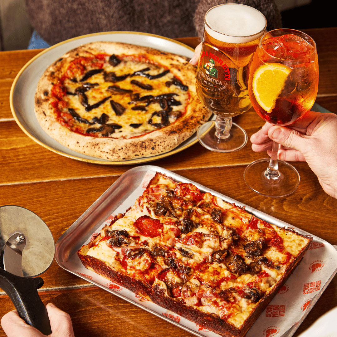 Selection of food & drink at Social Pub & Kitchen
