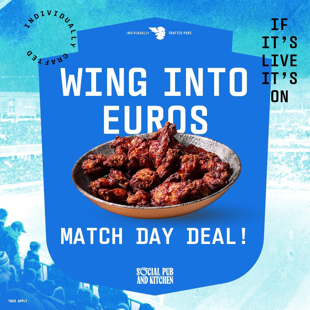 40p wings on non-home nation matchdays