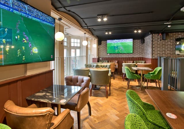 First floor seating and screens