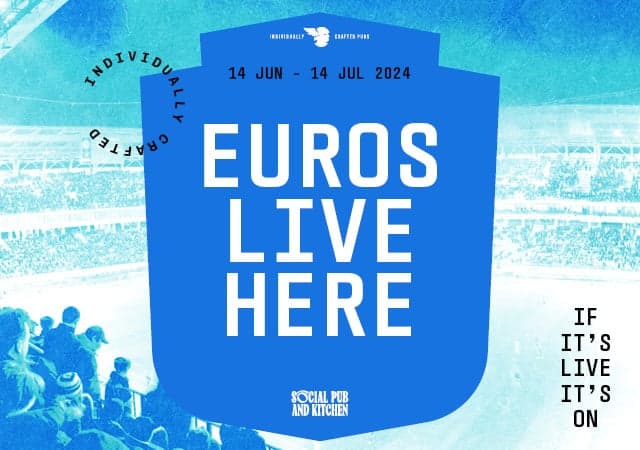 Watch the Euros live at Social Pub & Kitchen