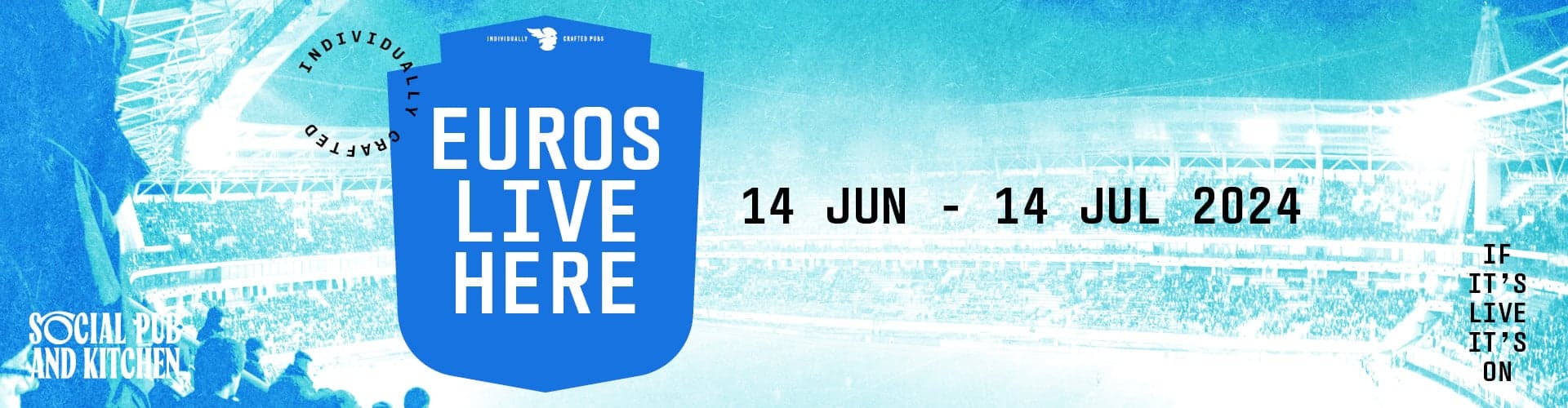 Watch the Euros live at Social Pub & Kitchen