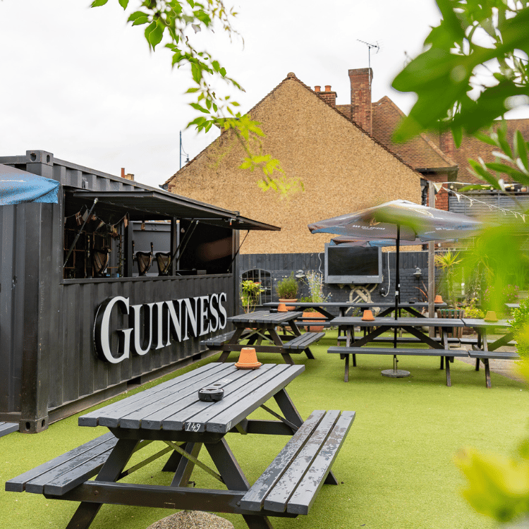 Outdoor Beer Garden in Social Pub & Kitchen