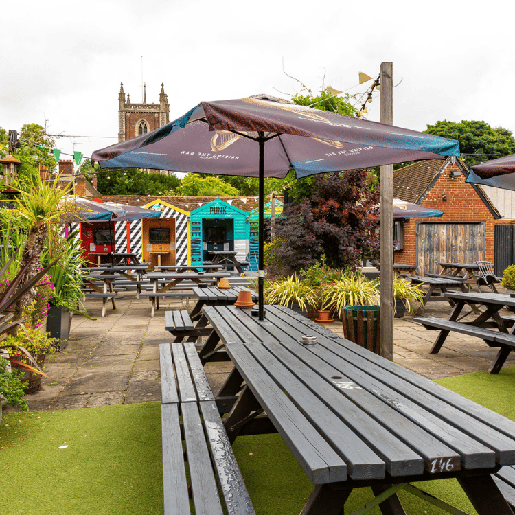 Outdoor Beer Garden in Social Pub & Kitchen