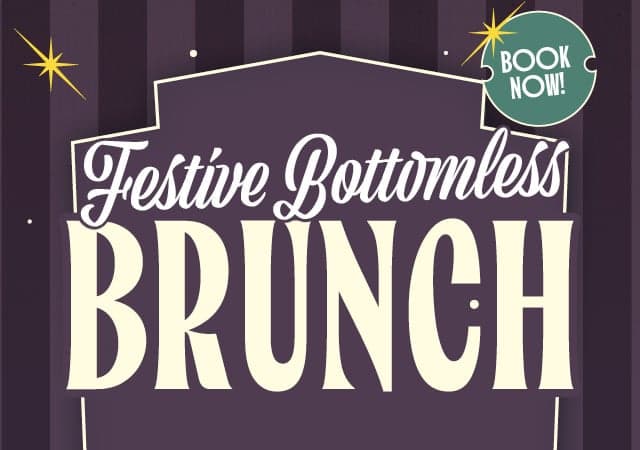 Christmas Bottomless Brunch Background