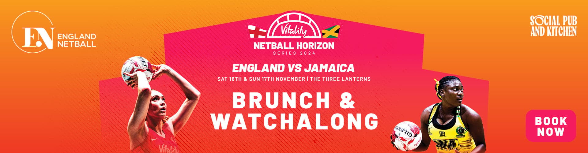 Watch English Netball at The Three Lanterns