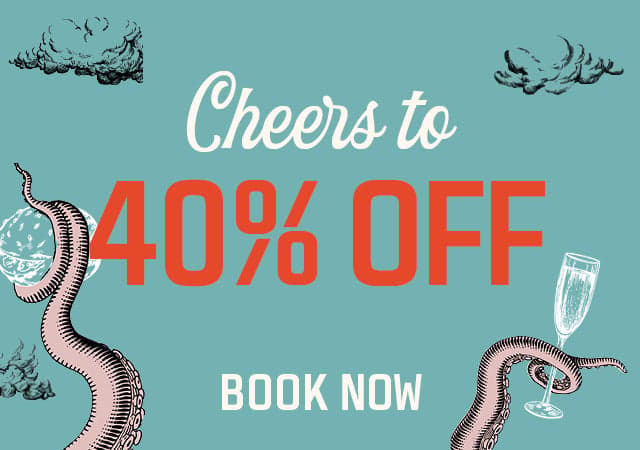 Cheers to 40% off