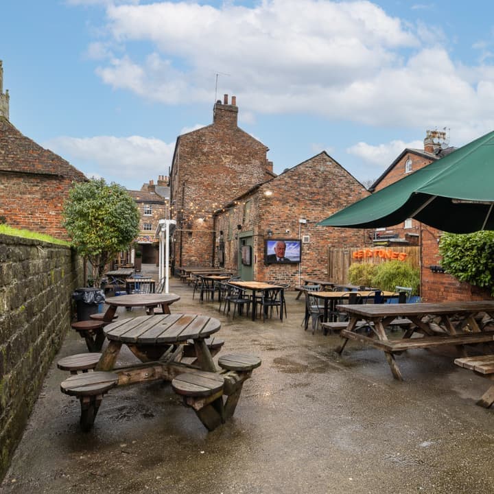 Beer garden in your local area