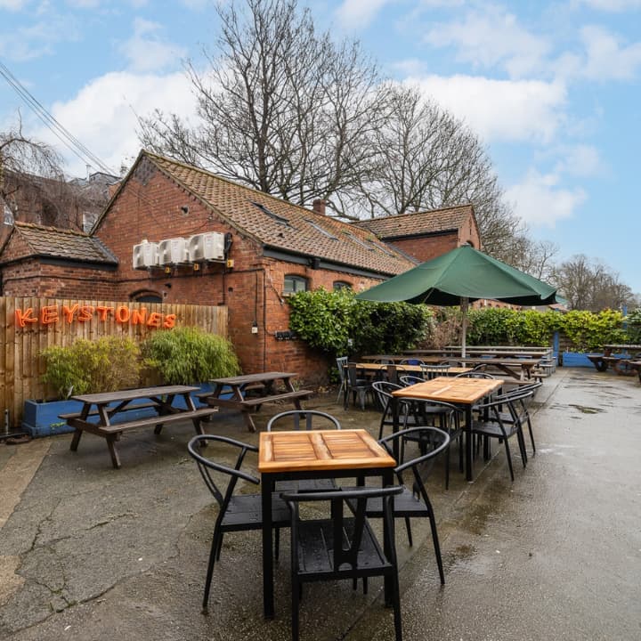 Beer garden in your local area