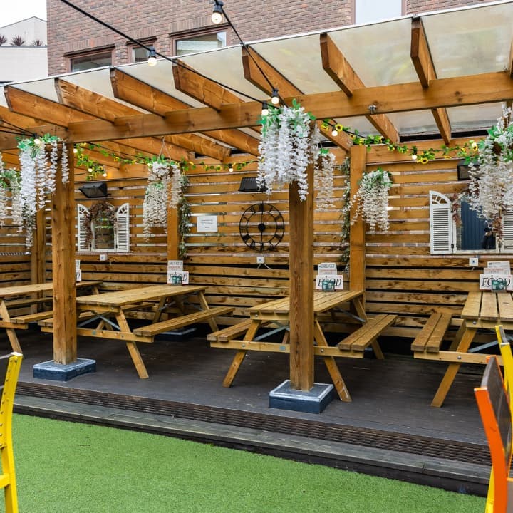 Beer garden in your local area