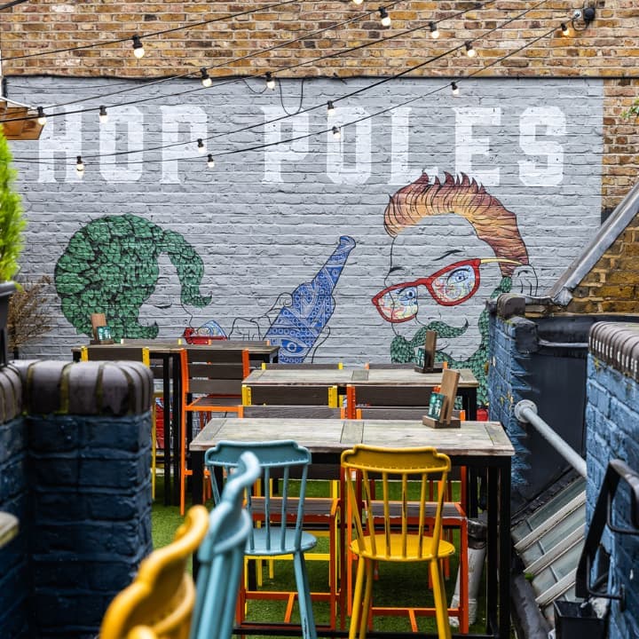 Beer garden in your local area
