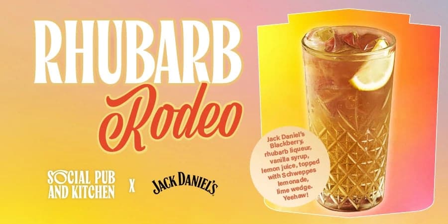 Rhubarb Rodeo at Social Pub & Kitchen