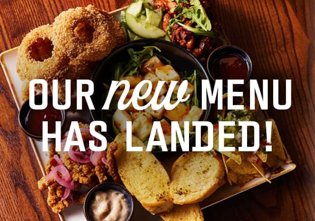 Our new menu has landed