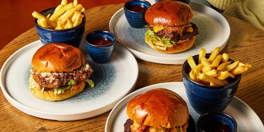 Burgers at Social Pub & Kitchen