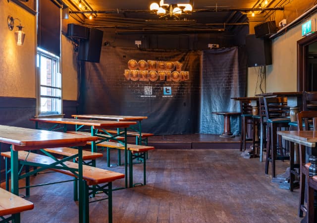Function room stage at Social Pub & Kitchen