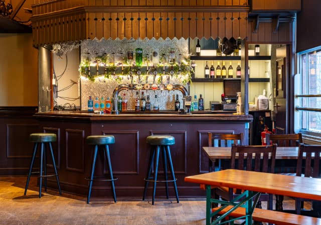 Function room bar at Social Pub & Kitchen