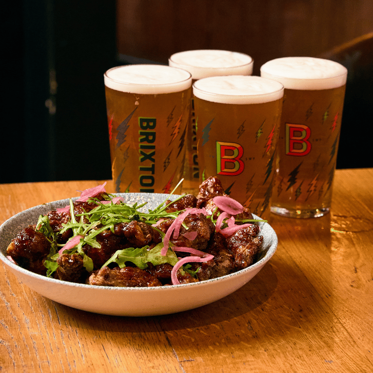 Wings and 4 pints
