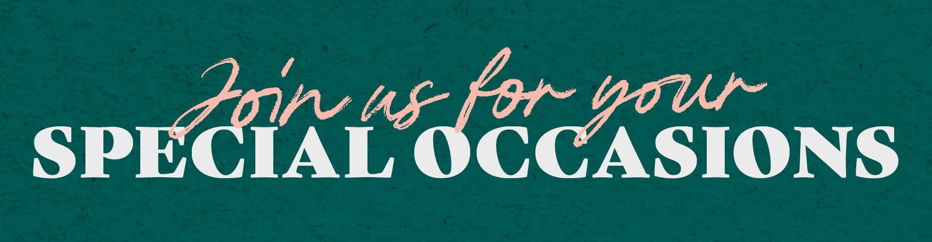 Special Occasions at your local pub