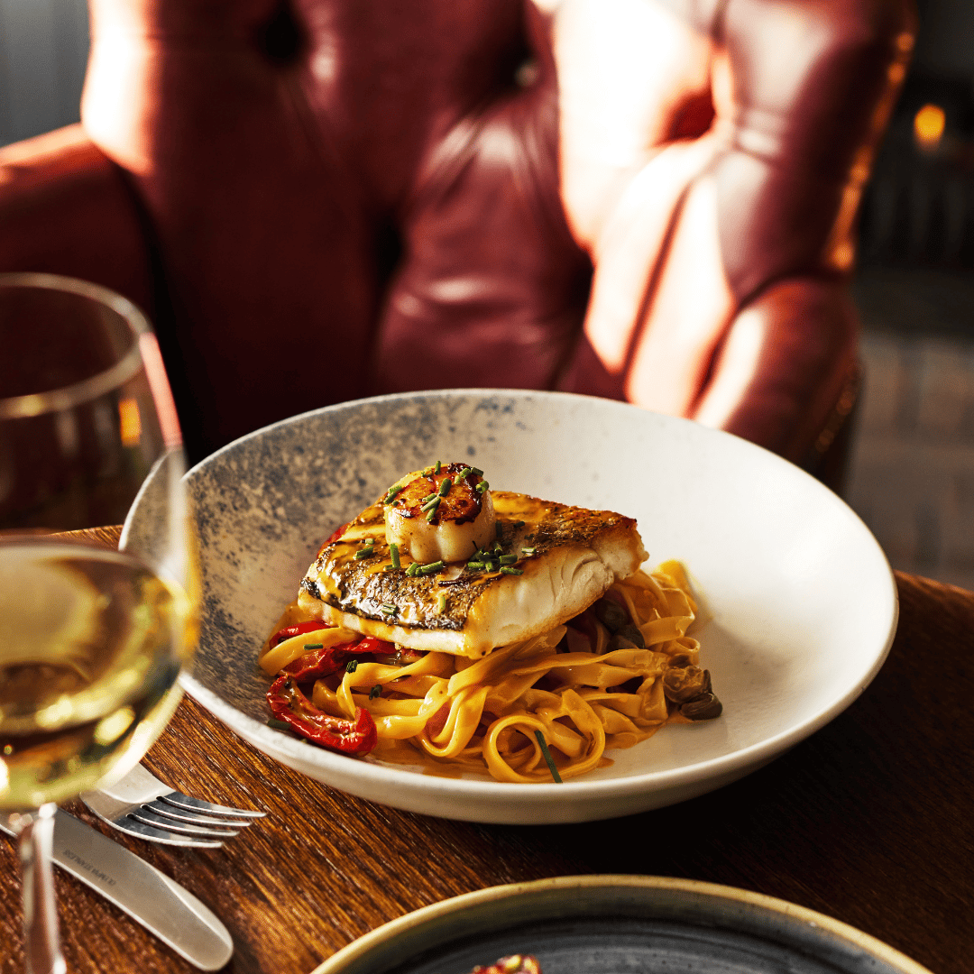 Hake & Scallop Tagliatelle | New Menu