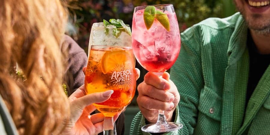 Signature Drinks in a Heritage Pubs Beer Garden