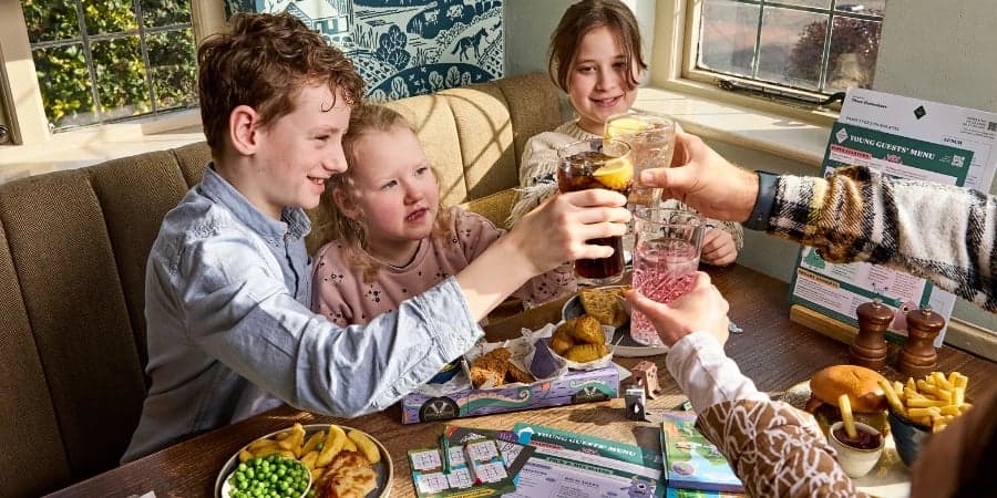 Cheers with the whole family at Heritage Pubs
