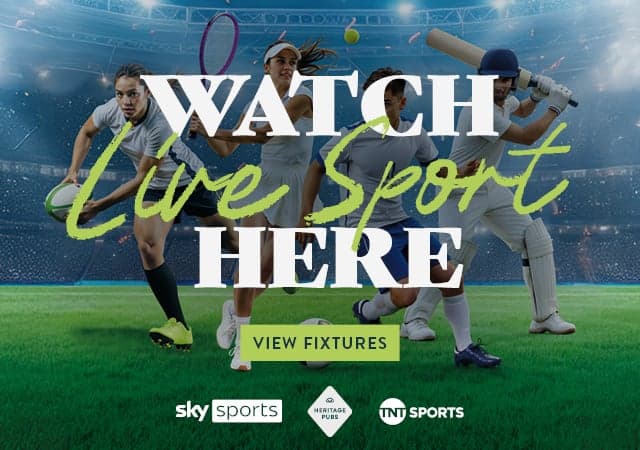Live Sport at Heritage Pubs