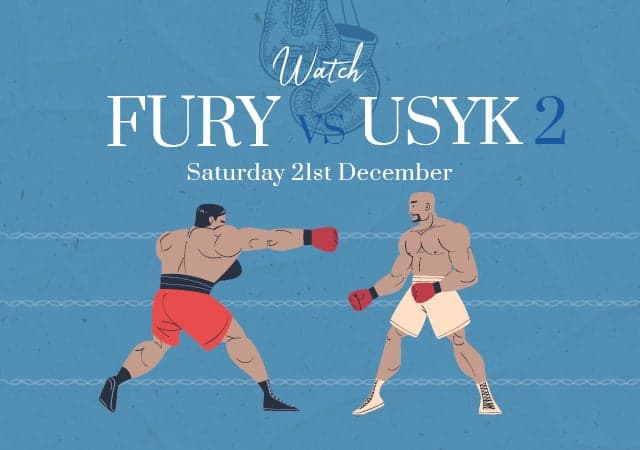 Book your seats for Fury vs Usyk 2