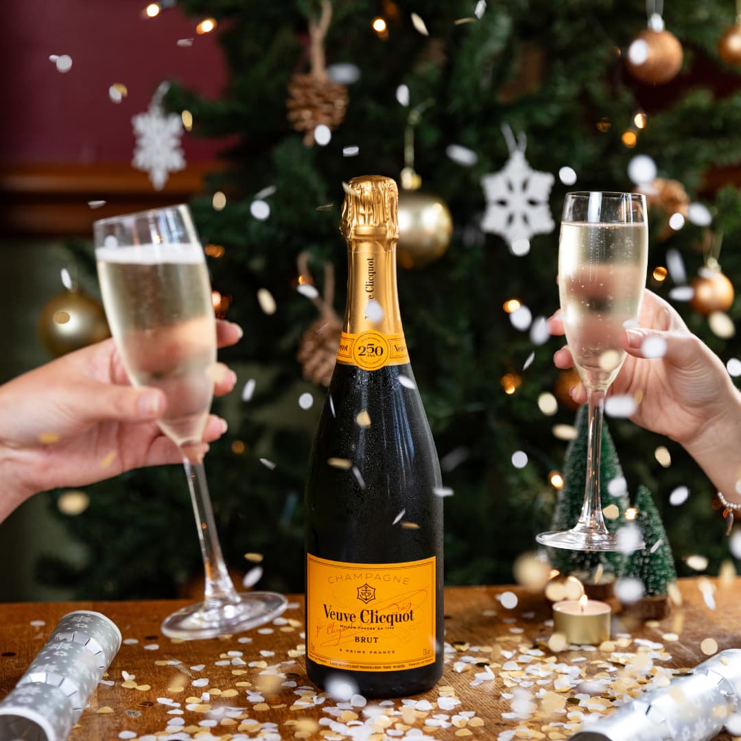 Bottle of Prosecco and Glasses