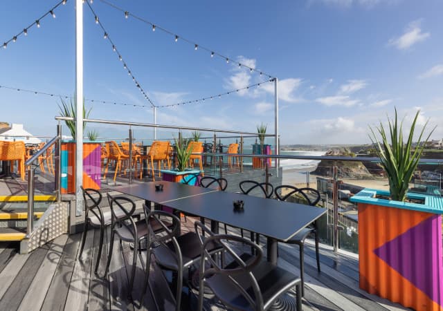 Beer Garden at Sailors Newquay