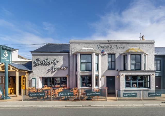 Beer Garden at Sailors Newquay