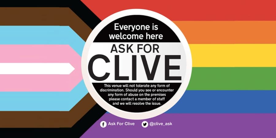 Everyone is Welcome Here - Ask for Clive