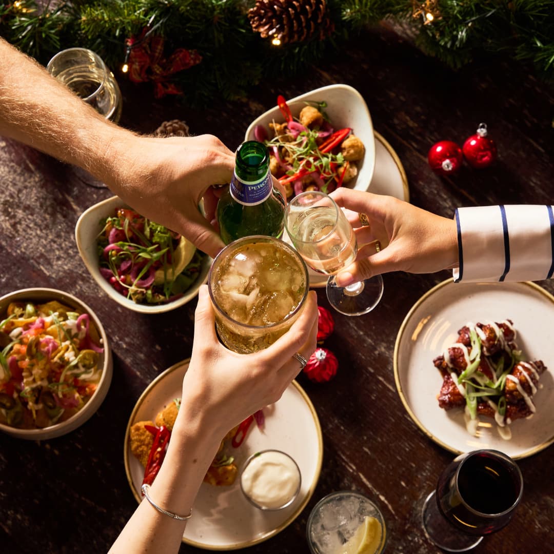 Festive food at Via