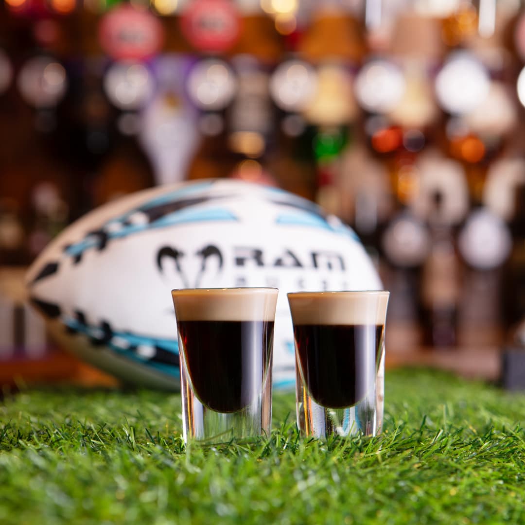 Baby Guinness shots at Via