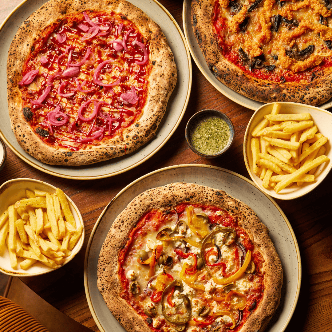 Pizza during Autumn Internationals at Tank and Paddle