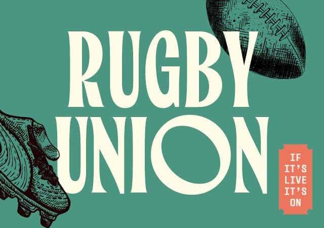 Watch Rugby Union live in your local area